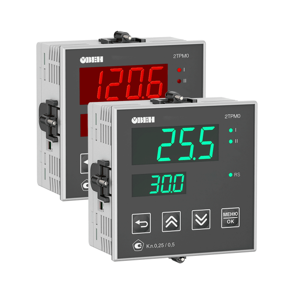 2ТРМ0 двухканальный измеритель с интерфейсом RS-485