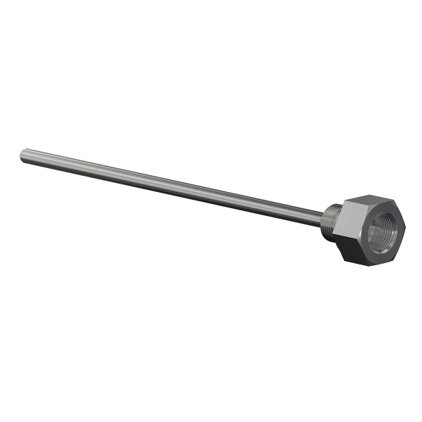 Гильза защитная ГЗ.6,3 сварная цилиндрическая для датчиков температуры диаметром 5 и 6 мм