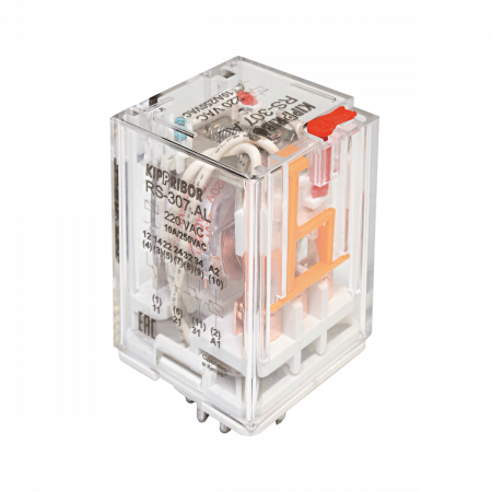 Промежуточные реле KIPPRIBOR серии RS в компактном корпусе (3-контактные)