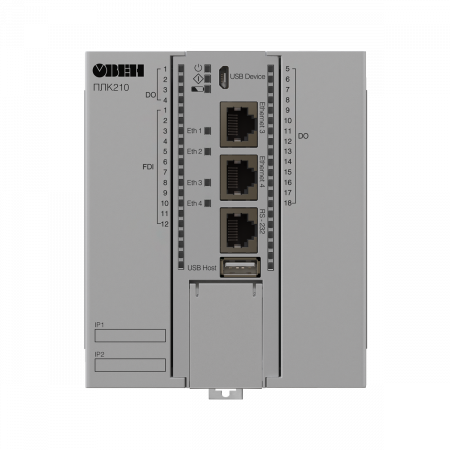 ПЛК210 высокопроизводительный программируемый контроллер с расширенными сетевыми возможностями