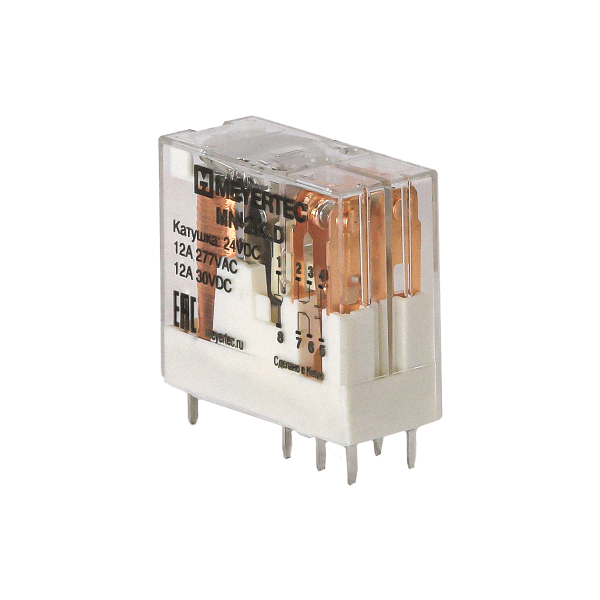 Промежуточные реле MEYERTEC серии MN (2-контактные)