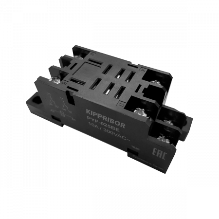 Монтажные колодки KIPPRIBOR PYF-025BE и PYF-045BE (для 2- и 4-контактных промежуточных реле серии REP)