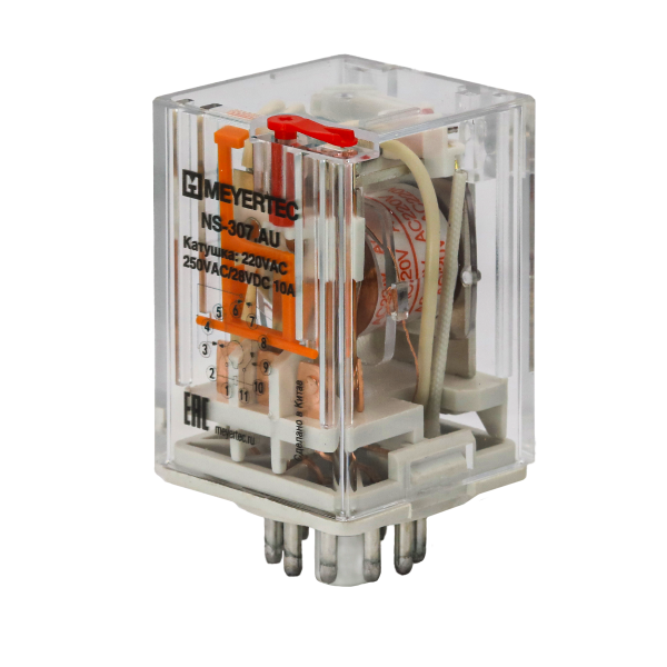 Промежуточные реле MEYERTEC серии NS (3-контактные)