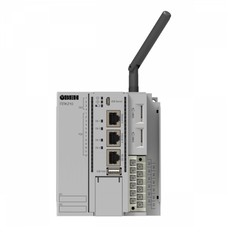 ПЛК210-4G высокопроизводительный программируемый контроллер для территориально распределенных систем