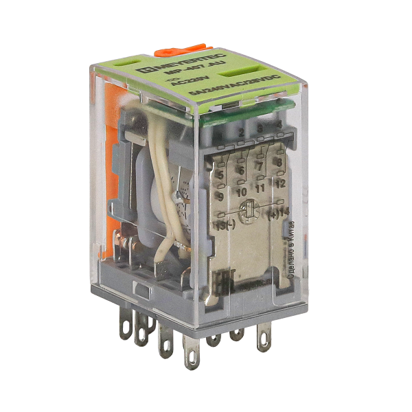 Промежуточные реле MEYERTEC серии MP (4-контактные)